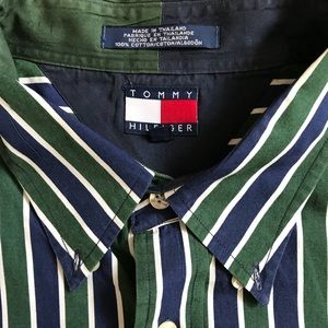 Tommy Hilfiger Vintage Crest Logo Button Up